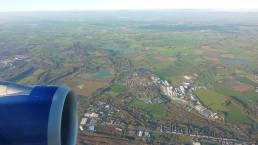 Farmland and countryside north of Northwich, Cheshire